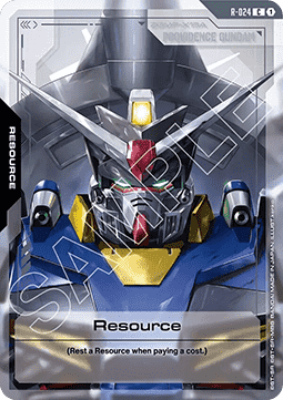 Gundam Card Game Resource GD03-R-024 Resource single card – Steel Requiem