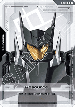 Gundam Card Game Resource GD03-R-028 Resource single card – Steel Requiem