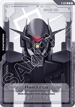 Gundam Card Game Resource GD03-R-029 Resource single card – Steel Requiem