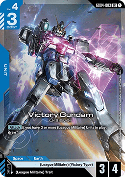 Gundam Card Game Victory Gundam GD04-003 Legendary Rare single card – Phantom Aria