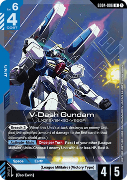 Gundam Card Game V-Dash Gundam GD04-006 Rare single card – Phantom Aria