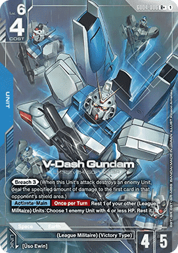 Gundam Card Game V-Dash Gundam GD04-006 Rare + single card – Phantom Aria