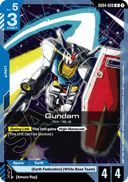 Gundam Card Game Gundam GD04-008 Uncommon single card – Phantom Aria