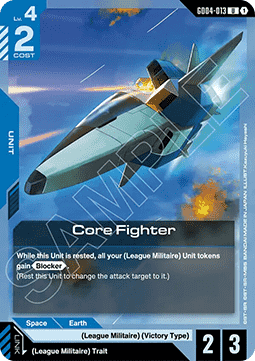 Gundam Card Game Core Fighter GD04-013 Uncommon single card – Phantom Aria