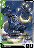 Gundam Card Game Zeong GD04-017 Legendary Rare single card – Phantom Aria