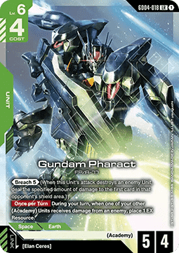 Gundam Card Game Gundam Pharact GD04-018 Legendary Rare single card – Phantom Aria