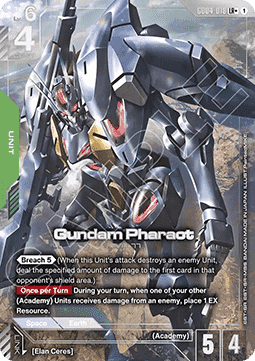 Gundam Card Game Gundam Pharact GD04-018 Legendary Rare + single card – Phantom Aria