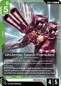 Gundam Card Game GN Armor Type-D (Trans-Am) GD04-019 Rare single card – Phantom Aria