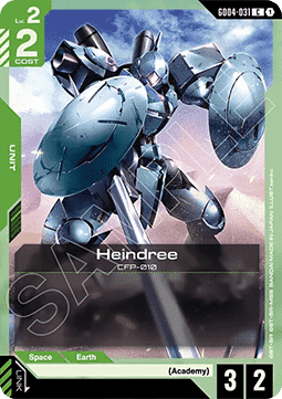 Gundam Card Game Heindree GD04-031 Common single card – Phantom Aria