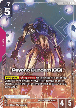 Gundam Card Game Psycho Gundam (GQ) GD04-042 Uncommon + single card – Phantom Aria