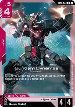 Gundam Card Game Gundam Dynames GD04-046 Common single card – Phantom Aria