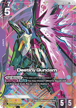 Gundam Card Game Destiny Gundam GD04-050 Legendary Rare + single card – Phantom Aria