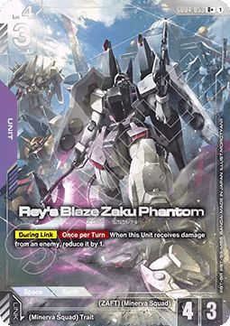 Gundam Card Game Rey's Blaze Zaku Phantom GD04-053 Rare + single card – Phantom Aria