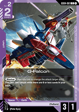 Gundam Card Game G-Falcon GD04-061 Common single card – Phantom Aria