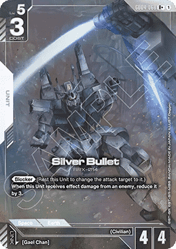 Gundam Card Game Silver Bullet GD04-068 Rare + single card – Phantom Aria