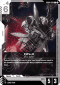Gundam Card Game GN-X GD04-075 Uncommon single card – Phantom Aria
