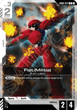 Gundam Card Game Flat (Militia) GD04-077 Common single card – Phantom Aria