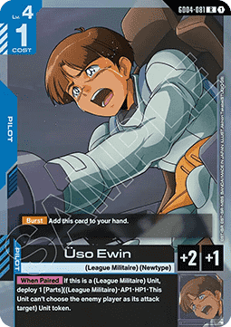 Gundam Card Game Üso Ewin GD04-081 Rare single card – Phantom Aria