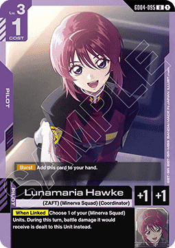 Gundam Card Game Lunamaria Hawke GD04-095 Uncommon single card – Phantom Aria