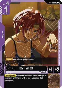 Gundam Card Game Ennil El GD04-096 Common single card – Phantom Aria