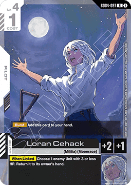 Gundam Card Game Loran Cehack GD04-097 Rare single card – Phantom Aria