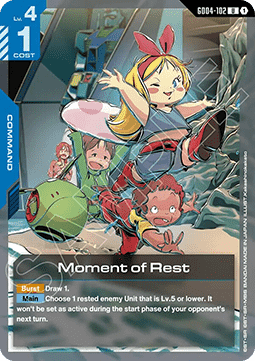 Gundam Card Game Moment of Rest GD04-102 Uncommon single card – Phantom Aria