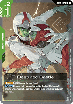 Gundam Card Game Destined Battle GD04-107 Common single card – Phantom Aria