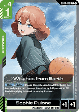Gundam Card Game Witches from Earth GD04-108 Common single card – Phantom Aria