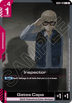 Gundam Card Game Inspector GD04-112 Common single card – Phantom Aria