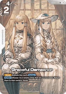 Gundam Card Game Graceful Demeanor GD04-117 Rare + single card – Phantom Aria
