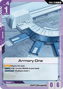 Gundam Card Game Armory One GD04-128 Common single card – Phantom Aria