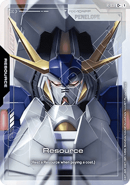 Gundam Card Game Resource GD04-R-031 Resource + single card – Phantom Aria