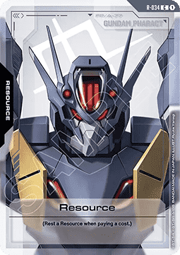 Gundam Card Game Resource GD04-R-034 Resource single card – Phantom Aria
