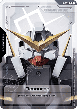 Gundam Card Game Resource GD04-R-037 Resource single card – Phantom Aria