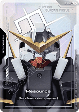 Gundam Card Game Resource GD04-R-037 Resource + single card – Phantom Aria