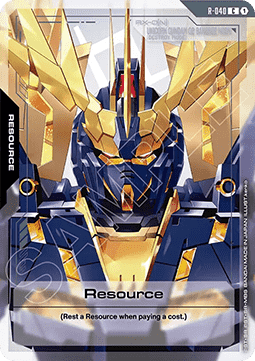 Gundam Card Game Resource GD04-R-040 Resource single card – Phantom Aria