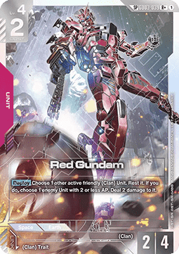 Gundam Card Game Red Gundam GD04-GD03-039 Special Rare single card – Phantom Aria