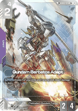Gundam Card Game Gundam Barbatos Adapt GD04-GD03-056 Special Rare single card – Phantom Aria