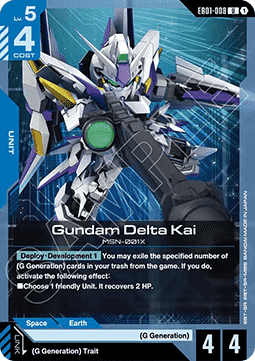 Gundam Card Game Gundam Delta Kai EB01-008 Uncommon single card – Eternal Nexus
