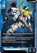 Gundam Card Game Gundam Barbatos 6th Form EB01-010 Uncommon single card – Eternal Nexus