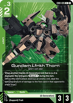 Gundam Card Game Gundam Lfrith Thorn EB01-035 Common single card – Eternal Nexus