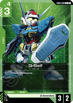 Gundam Card Game G-Self EB01-038 Common single card – Eternal Nexus