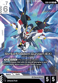 Gundam Card Game Strike Freedom Gundam (EX) EB01-041 Legendary Rare single card – Eternal Nexus