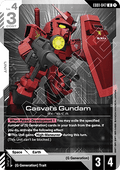 Gundam Card Game Casval's Gundam EB01-047 Uncommon single card – Eternal Nexus