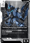 Gundam Card Game Pale Rider (Ground Heavy Equipment Type) EB01-049 Uncommon single card – Eternal Nexus