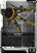 Gundam Card Game Ze'Gok EB01-051 Common single card – Eternal Nexus