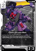 Gundam Card Game Dom Gross Beil EB01-055 Common single card – Eternal Nexus
