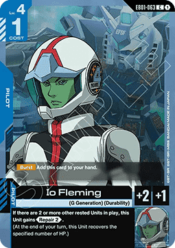Gundam Card Game Io Fleming EB01-063 Common single card – Eternal Nexus