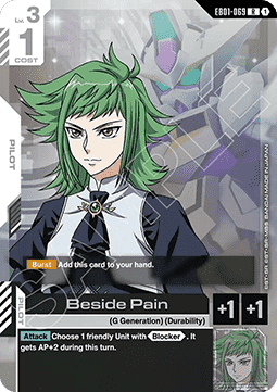 Gundam Card Game Beside Pain EB01-069 Rare single card – Eternal Nexus