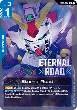 Gundam Card Game Eternal Road EB01-074 Uncommon single card – Eternal Nexus